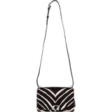 Coach Zebra Print Calf Hair Tabby Shoulder Crossbody Bag