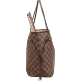 Louis Vuitton Monogram Damier Ebene Neverfull MM Shoulder Bag