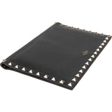 Valentino Pebbled Calfskin Rockstud Organizer Clutch