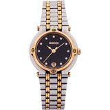 Gucci Bicolor Tone 9000L Woman Watch