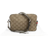 Gucci Monogram GG Canvas Messenger Crossbody Bag