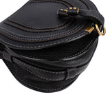 Chloé Grained Calfskin Marcie Mini Saddle Crossbody Bag