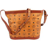 MCM Monogram Visetos Bucket Shoulder Crossbody Bag