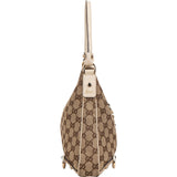 Gucci Monogram GG Canvas Abbey D-Ring Hobo Shoulder Bag