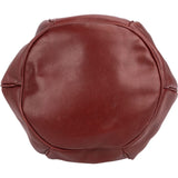 Cartier Bordeaux Leather Must de Cartier Round Bucket Drawstring Crossbody Bag