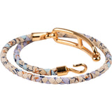 Hermès Tressè Multicolor Cotton Roulis Double Tour Bracelet