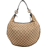 Gucci Monogram GG Canvas Britt Hobo Shoulder Bag