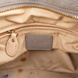 Chloé Grey Grained Leather Paraty Shoulder Handbag