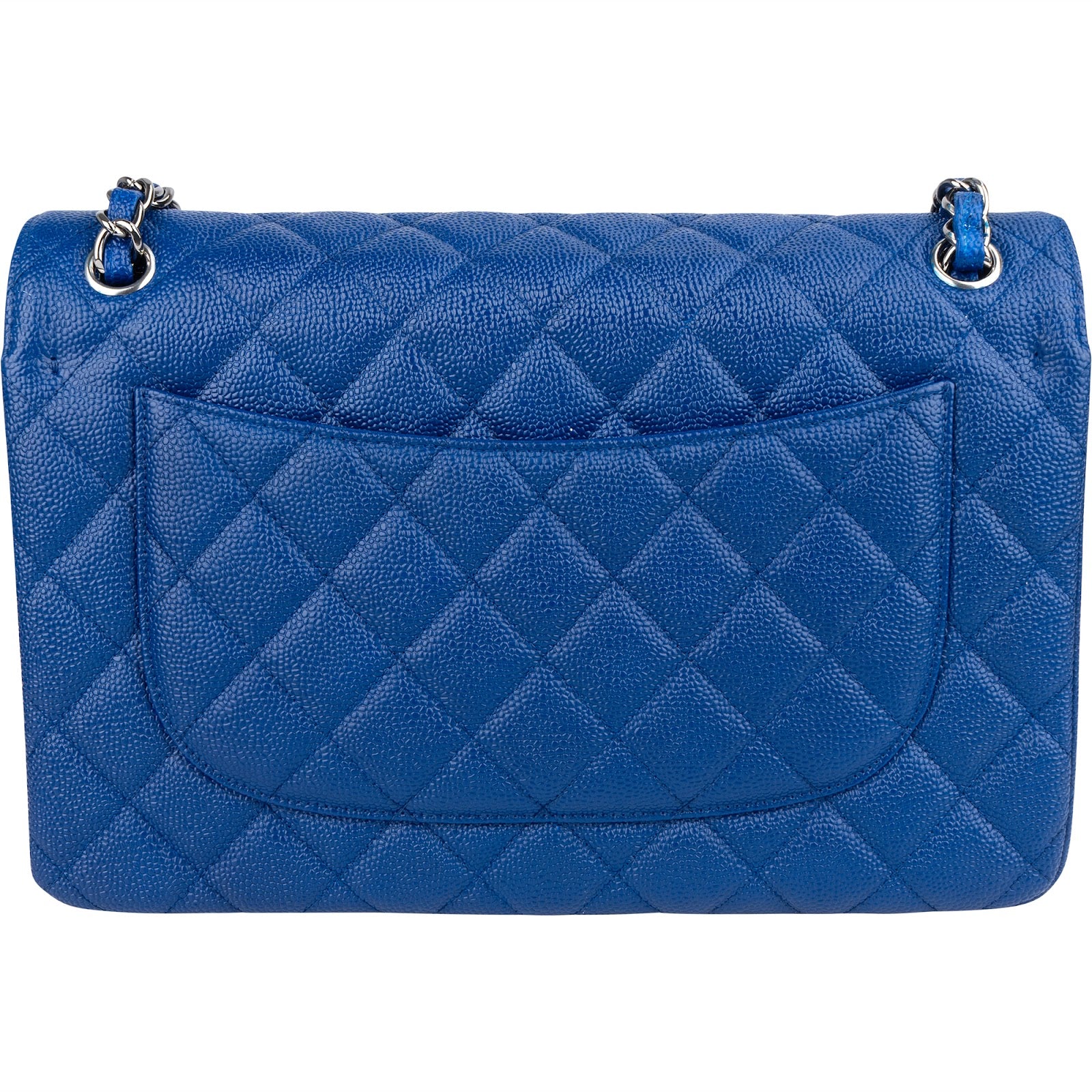Chanel Quilted Caviar Leather Jumbo Double Flap Crossbody Bag xx maße / datacode, fehlende Ecken - vintageandkickz