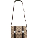 Gucci Monogram GG Supreme Canvas Messenger Crossbody Bag