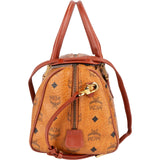 MCM Monogram Visetos Boston Handbag