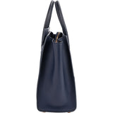 Céline Blue Leather Luggage Handbag
