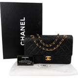 Chanel Quilted Lambskin 24K Gold Medium Double Flap Shoulder Bag