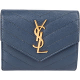 Yves Saint Laurent Grain de Poudre Matelassé Small Famme Envelope Wallet