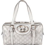 [🔄️B11 / F06] Gucci Guccissima Leather Interlocking G Boston Bag Handbag - vintageandkickz