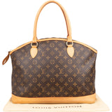 Louis Vuitton Monogram Canvas Lockit Horizontal GM Handbag