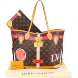 Louis Vuitton Monogram Limited Edition Summer Trunks Neverfull MM Shoulder Bag