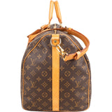 Louis Vuitton Monogram Canvas Keepall 55 Bandoulière Travel Bag