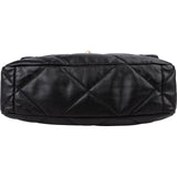 Chanel 19 Quilted Lambskin Leather Jumbo Single Flap Crossbody Bag