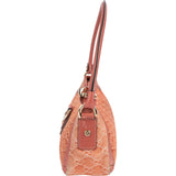 Gucci Monogram GG Suede Abbey D-Ring Pochette Shoulder Bag