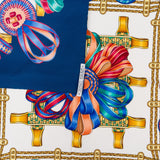 Hermès Les Rubans du Cheval Silk 90 Scarf Tuch