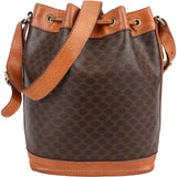Celine Monogram Macadam Canvas Bucket Shoulder Bag