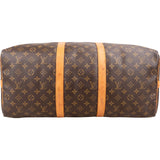 Louis Vuitton Monogram Canvas Keepall 50 Bandoulière Travel Bag