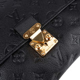 Louis Vuitton Noir Monogram Empreinte Leather Fascinante Crossbody Bag