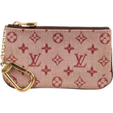 Louis Vuitton Monogram Mini Lin Key Pouch Wallet