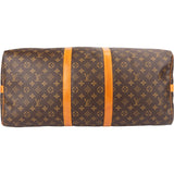 Louis Vuitton Monogram Canvas Keepall 55 Bandoulière Travel Bag
