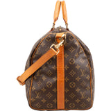 Louis Vuitton Monogram Canvas Keepall 50 Bandoulière Travel Bag
