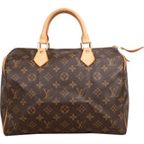 Louis Vuitton Monogram Canvas Speedy 30 Handbag