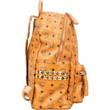 MCM Monogram Visetos Studded Stark Medium Backpack