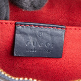 Gucci Monogram GG Supreme Small Oval Crossbody Bag