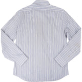 Gucci Light Blue Vertical Striped Longsleeve Blouse (IT40)