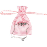 Christian Dior Silver Tone Spellout Bracelet