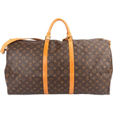 Louis Vuitton Monogram Canvas Keepall 60 Bandoulière Travel Bag