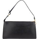 Louis Vuitton Noir Epi Leather Pochette Accessoires Handbag