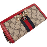 Gucci Monogram Queen Margaret GG Zip Around Wallet
