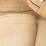 Celine Beige Grained Calfskin Belt Handbag