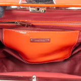 Miu Miu Patent Leather Matelassé Clutch Bag