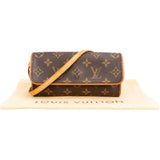 Louis Vuitton Monogram Canvas Twin Pochette Belt Crossbody Bag