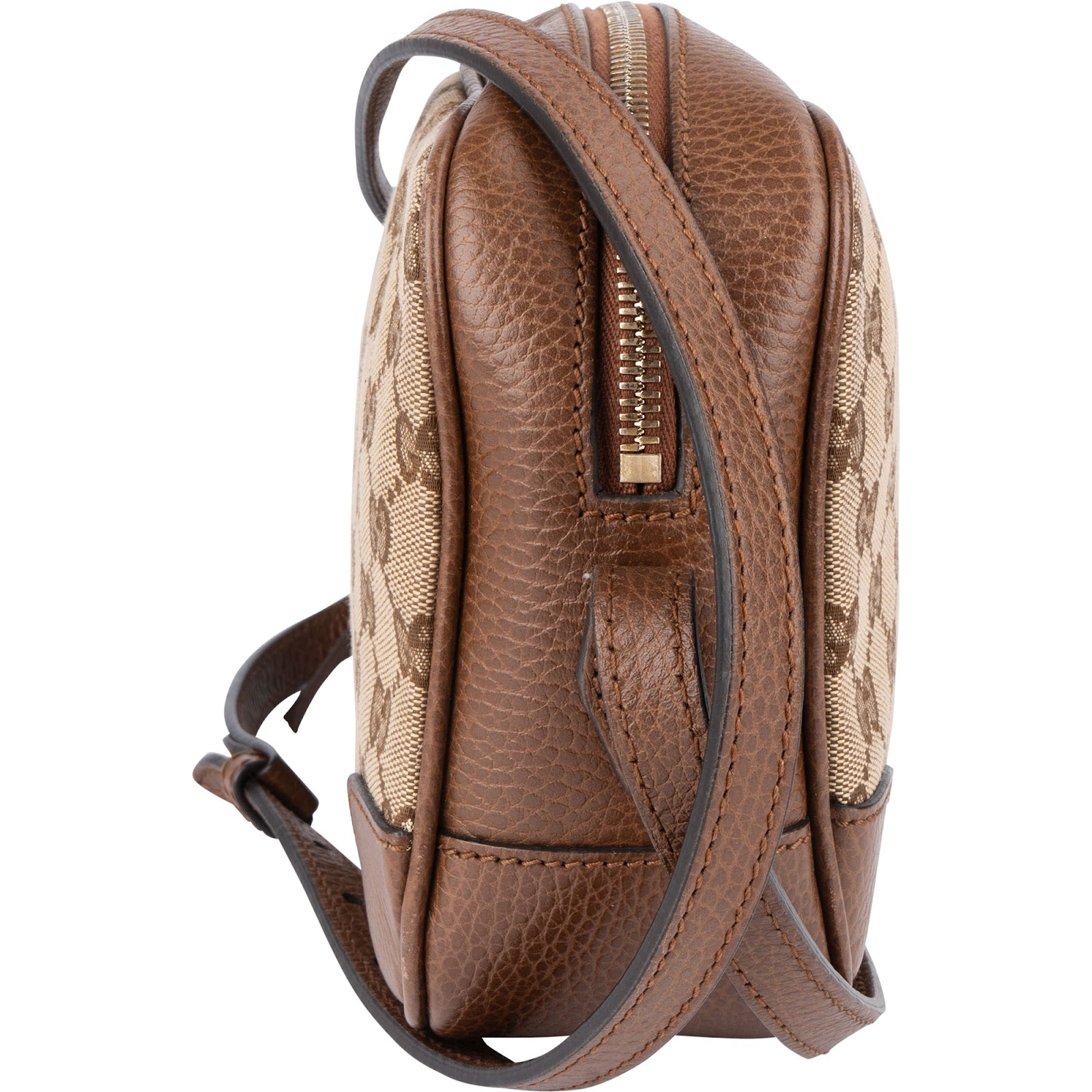 [🔄️B24 / F38] Gucci Monogram GG Canvas Camera Crossbody Bag - vintageandkickz