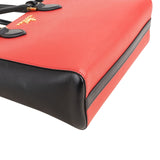 Prada Bicolor Saffiano & Soft Leather Handbag
