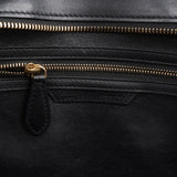Celine Suede Bicolor Leather Luggage Handbag