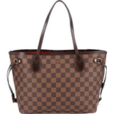 Louis Vuitton Monogram Damier Ebene Neverfull PM Shoulder Bag