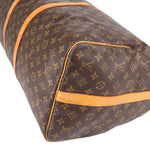 [🔄️B08 / F17] Louis Vuitton Monogram Canvas Keepall 55 Bandoulière Travel Bag - vintageandkickz