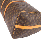 [🔄️B08 / F17] Louis Vuitton Monogram Canvas Keepall 55 Bandoulière Travel Bag - vintageandkickz