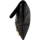 Balenciaga Black Leather City Clutch Bag