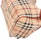 Burberry Nova-Check Monogram Haymarket Hobo Shoulder Bag